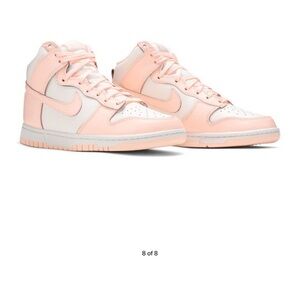 Nike Womens dunk high crimson tint